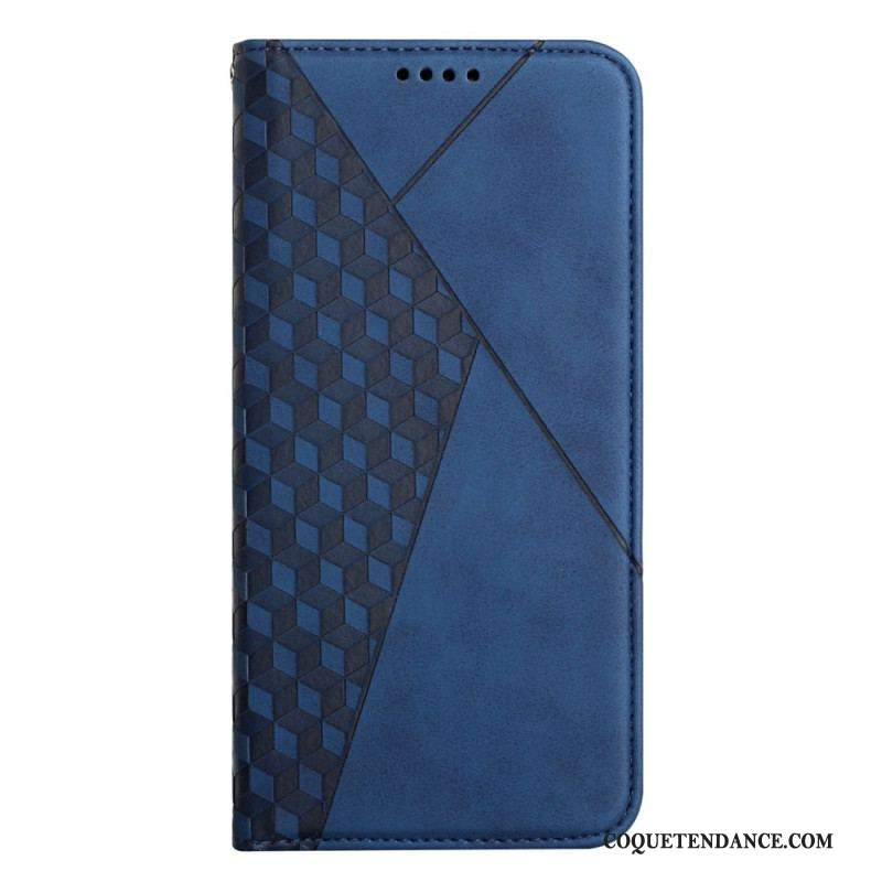 Flip Cover Samsung Galaxy S23 5G Style Cuir Motif 3D