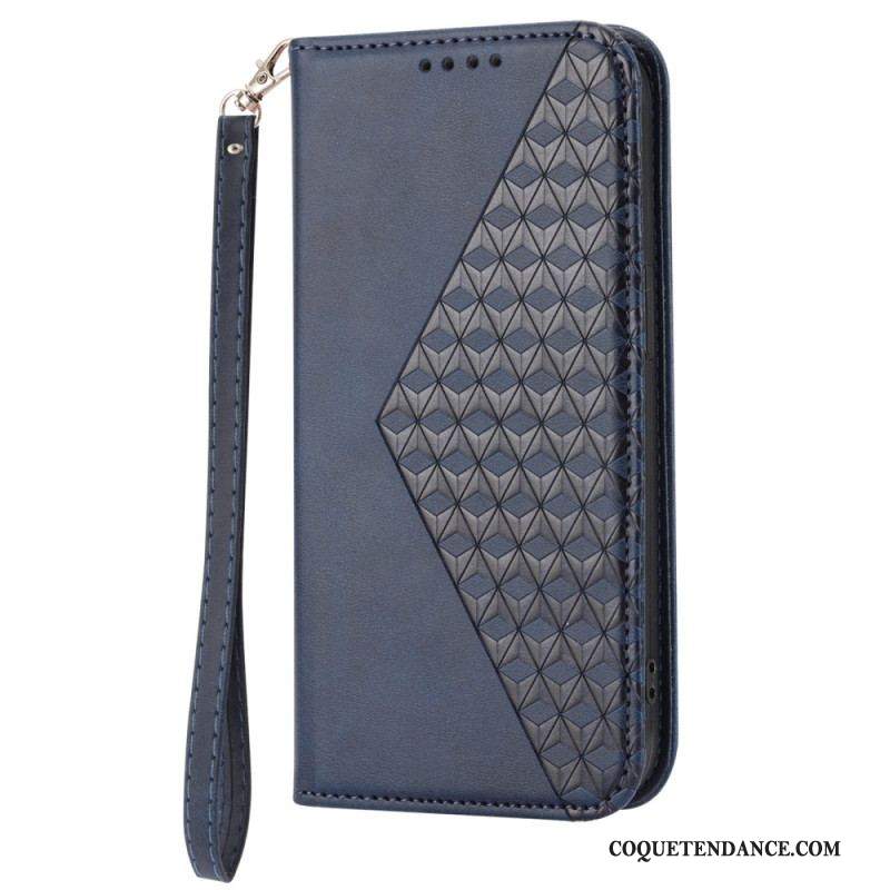 Flip Cover Sony Xperia 1 IV Style Cuir Motif 3D avec Lanière