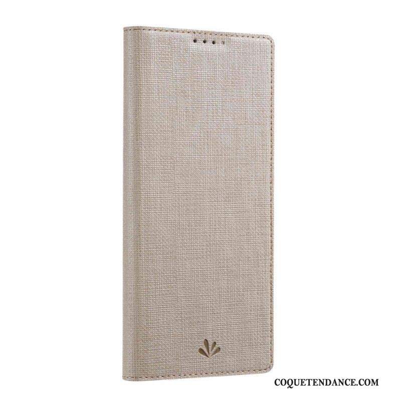 Flip Cover Sony Xperia 10 IV Texture Tissu VILI