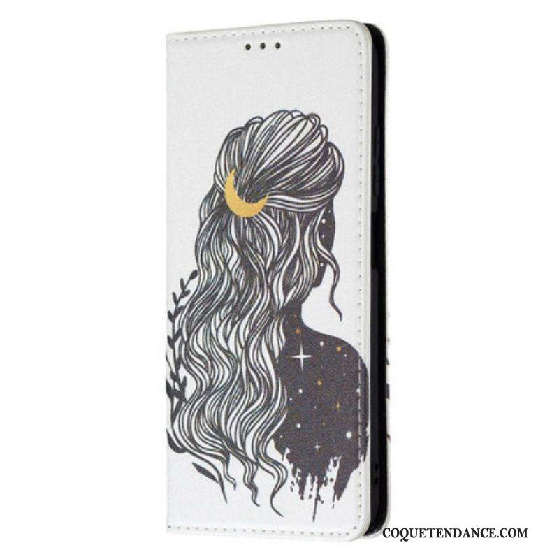 Flip Cover Xiaomi Redmi Note 10 5G / Poco M3 Pro 5G Jolie Chevelure