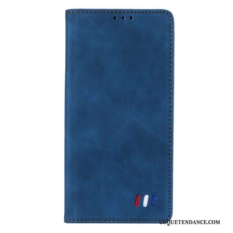 Flip Cover Xiaomi Redmi Note 10 5G / Poco M3 Pro 5G Style Cuir Tricolore