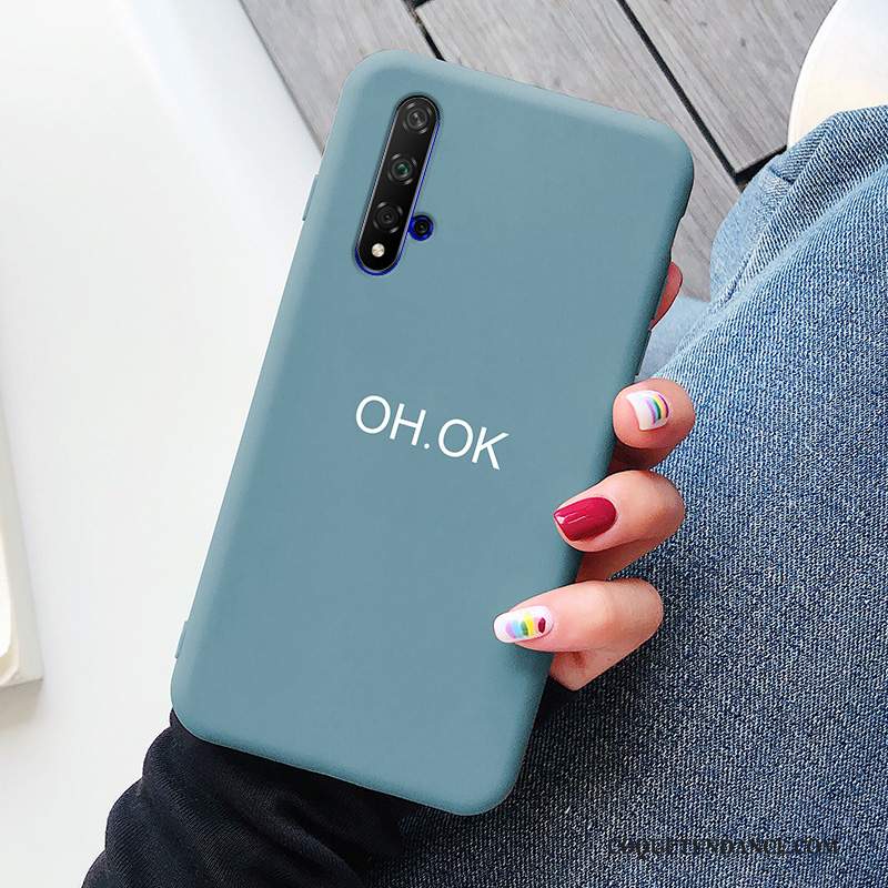 Honor 20 Coque Marque De Tendance Simple Personnalité Légère Étui