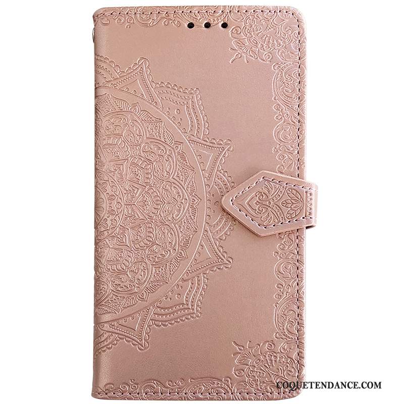 Honor 20 Coque Soleil Étui En Cuir Incassable Rose Créatif