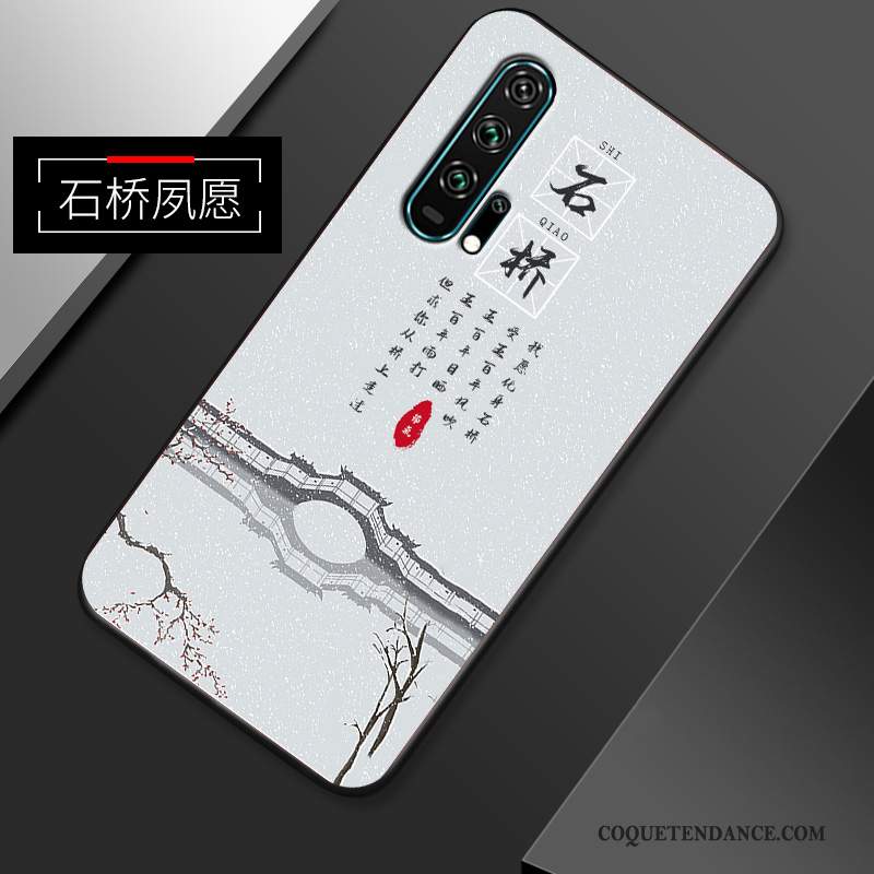 Honor 20 Pro Coque Blanc Incassable Fluide Doux Tout Compris