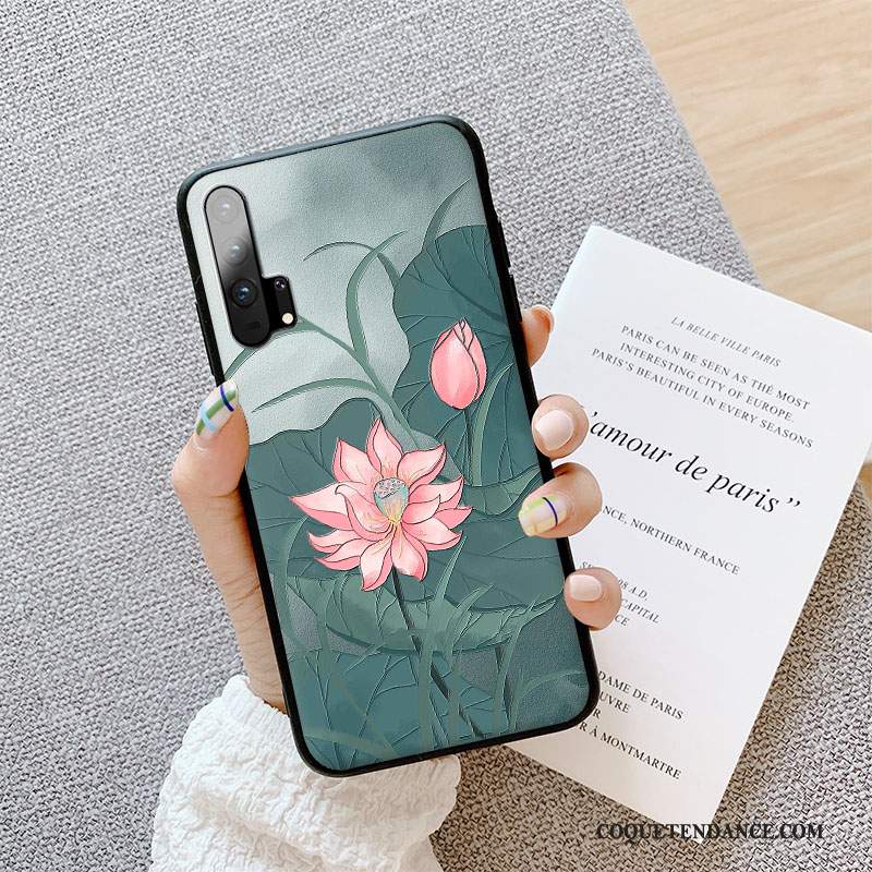 Honor 20 Pro Coque Délavé En Daim Incassable Étui Art Personnalité