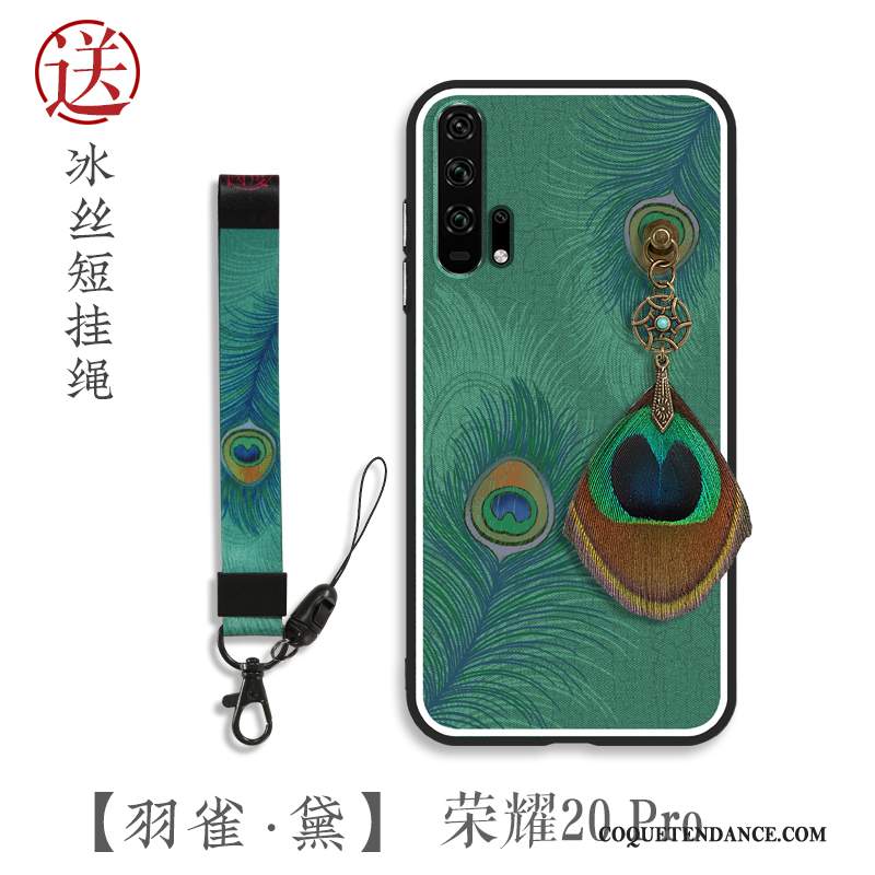 Honor 20 Pro Coque Original Très Mince Tout Compris Vert De Téléphone