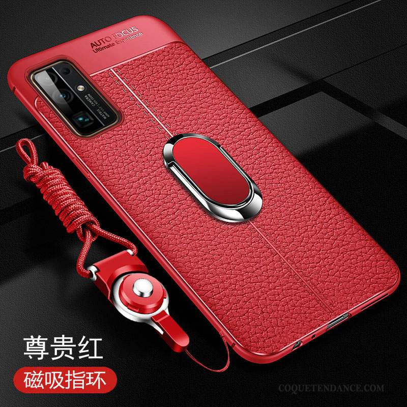 Honor 30 Coque Tout Compris Silicone Fluide Doux Personnalité Rouge