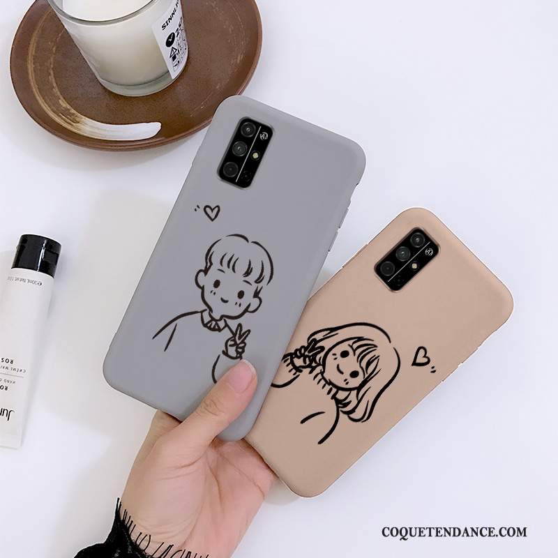 Honor 30s Coque Charmant De Téléphone Gris Incassable Dessin Animé