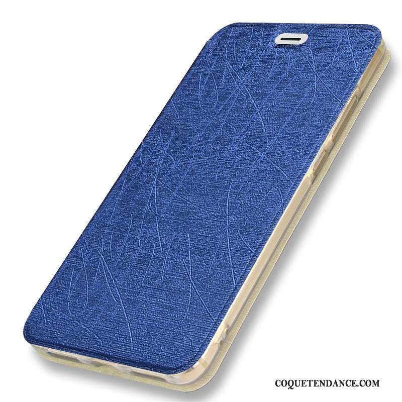 Honor 30s Coque Fluide Doux Housse Protection Bleu Étui En Cuir