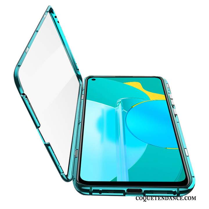 Honor 30s Coque Reversible Protection Métal Transparent Verre