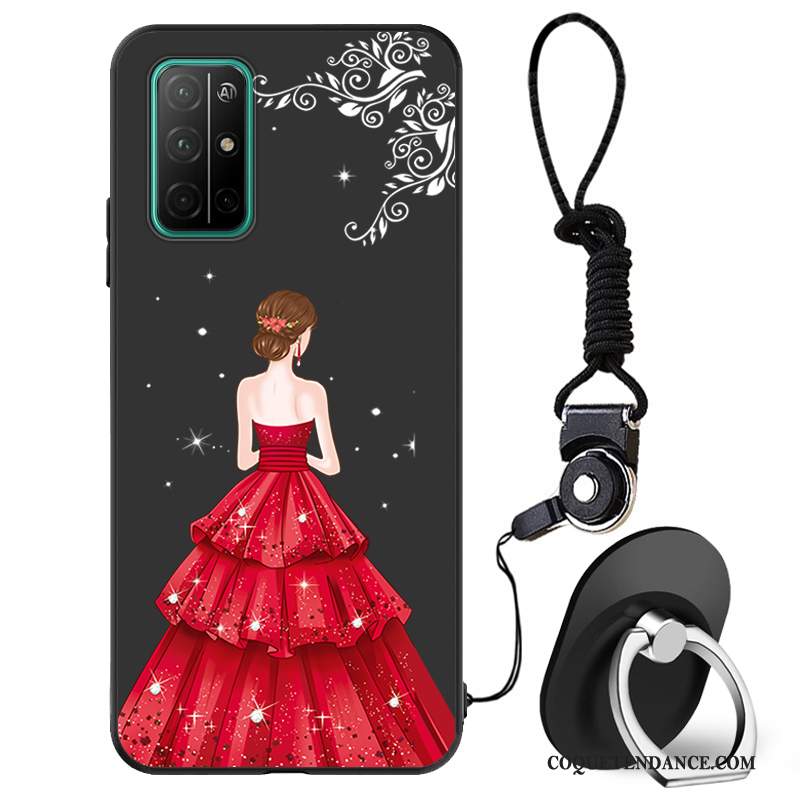 Honor 30s Coque Étui Marque De Tendance Protection Créatif Noir