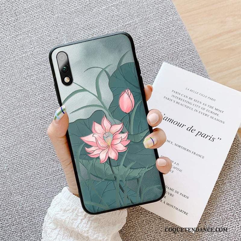 Honor 9x Coque Dimensionnel Bleu Nouveau Art Créatif