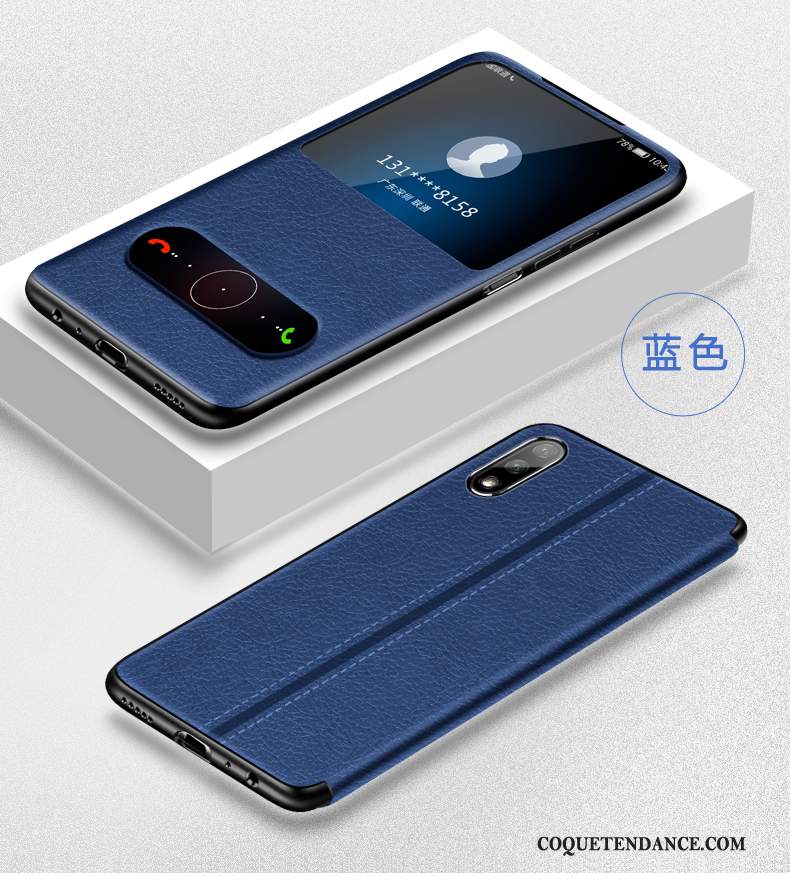 Honor 9x Coque Nouveau Étui En Cuir Clamshell De Téléphone Incassable