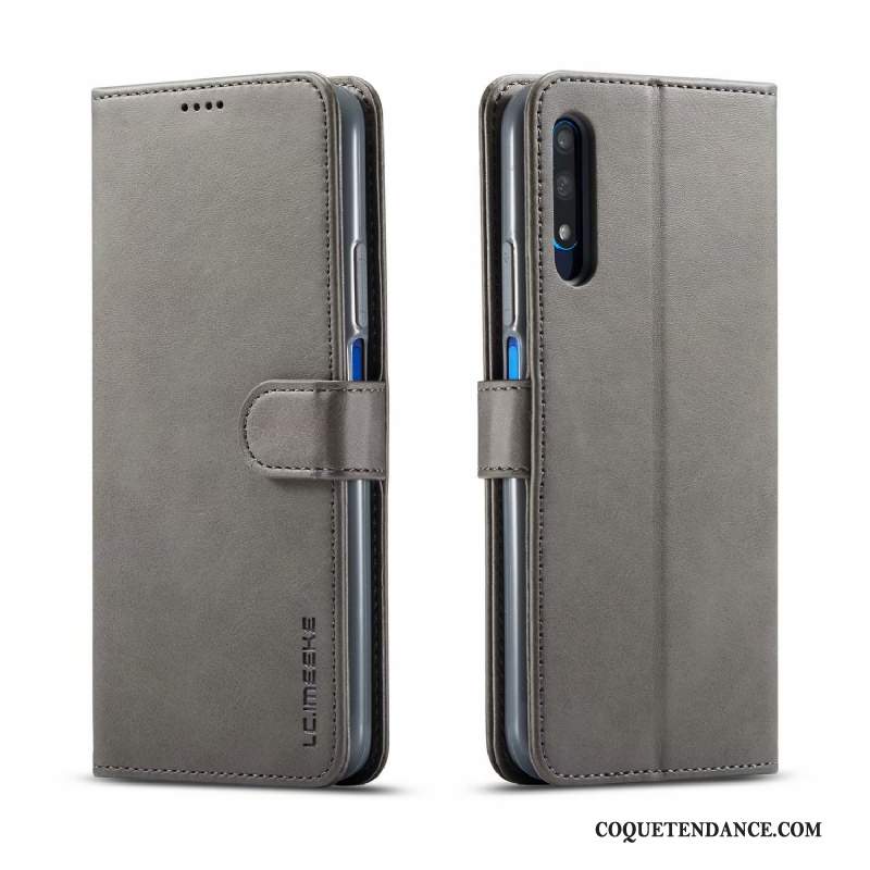 Honor 9x Coque Étui Gris Clamshell De Téléphone Tout Compris