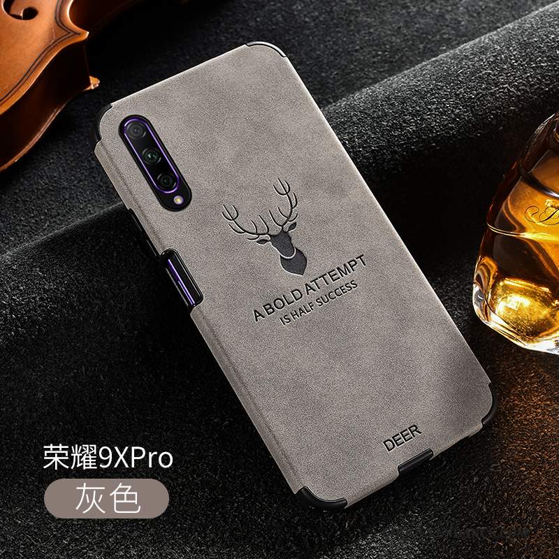 Honor 9x Pro Coque Luxe Créatif Cuir Personnalité