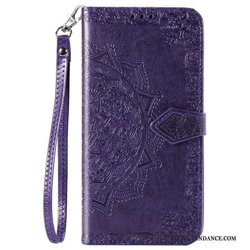 Honor View30 Coque De Téléphone Protection Fluide Doux Violet Étui