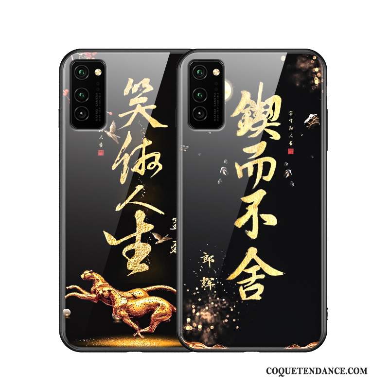 Honor View30 Coque Étui Style Chinois Créatif Lumineuses Personnalité