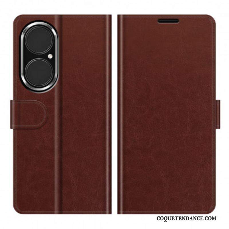 Housse Huawei P50 Style Cuir Design