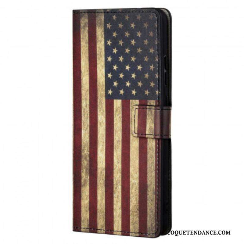 Housse Moto G41 / G31 Drapeau USA