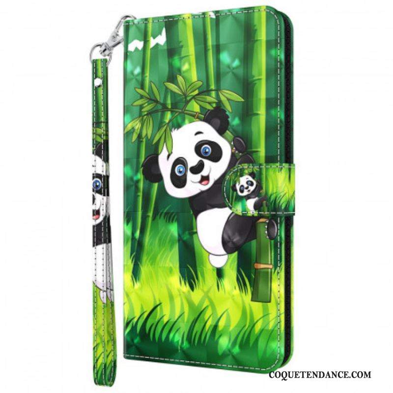 Housse Moto G41 / G31 Panda et Bambou
