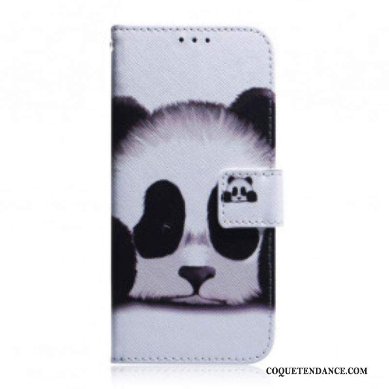 Housse Motorola Edge 20 Pro Face de Panda