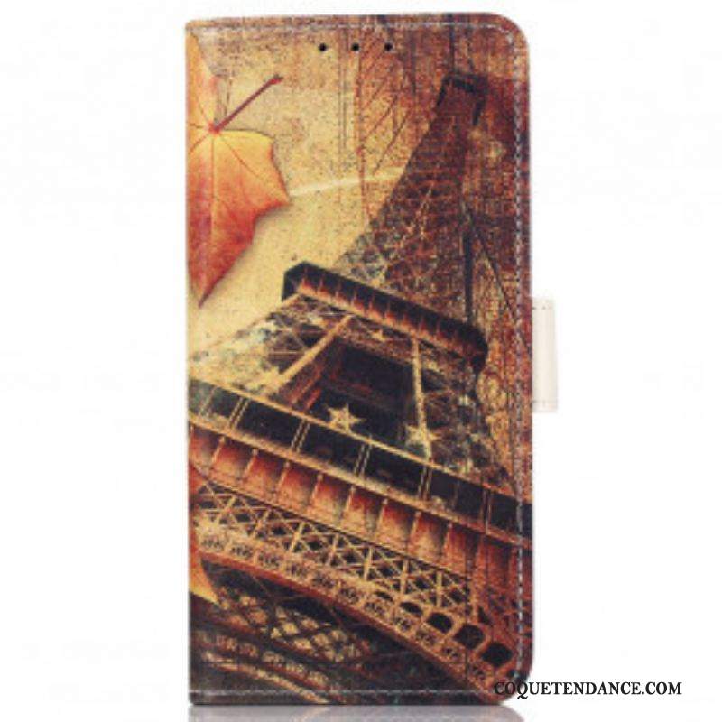 Housse Motorola Edge 20 Pro Tour Eiffel En Automne