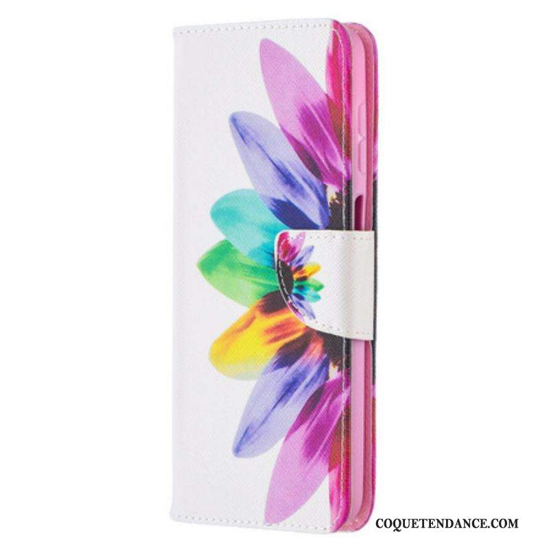 Housse Samsung Galaxy A12 / M12 Fleur Aquarelle