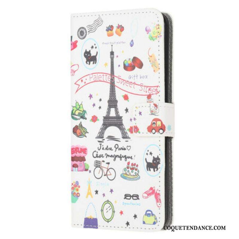 Housse Samsung Galaxy A12 / M12 J'adore Paris