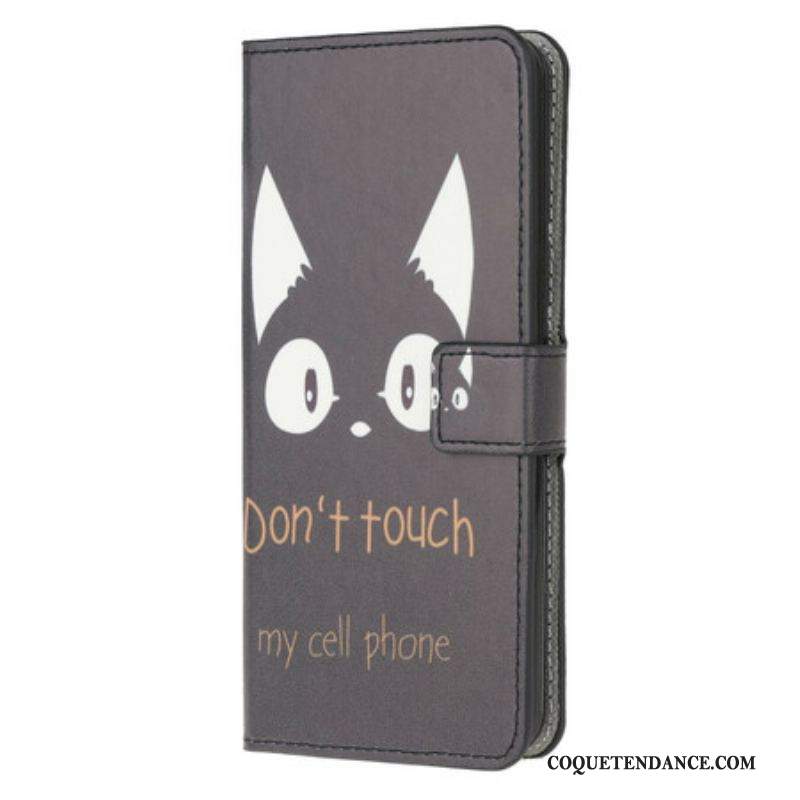 Housse Samsung Galaxy A52 4G / A52 5G / A52s 5G Don't Touch My Cell Phone