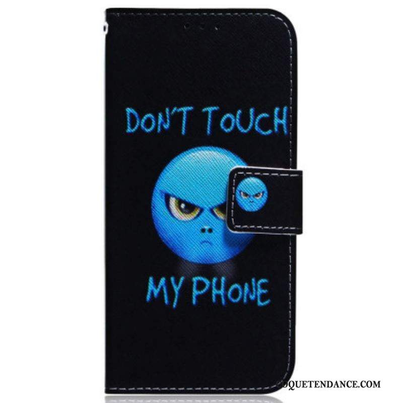 Housse Samsung Galaxy M13 Emoji Phone à Lanière