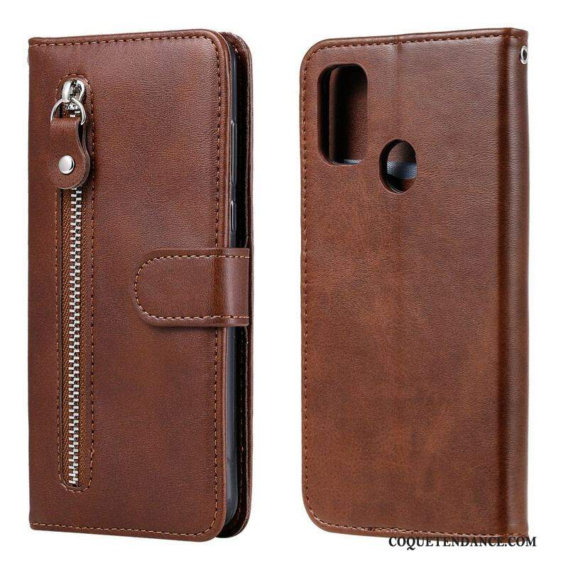 Housse Samsung Galaxy M21 Vintage Porte-Monnaie