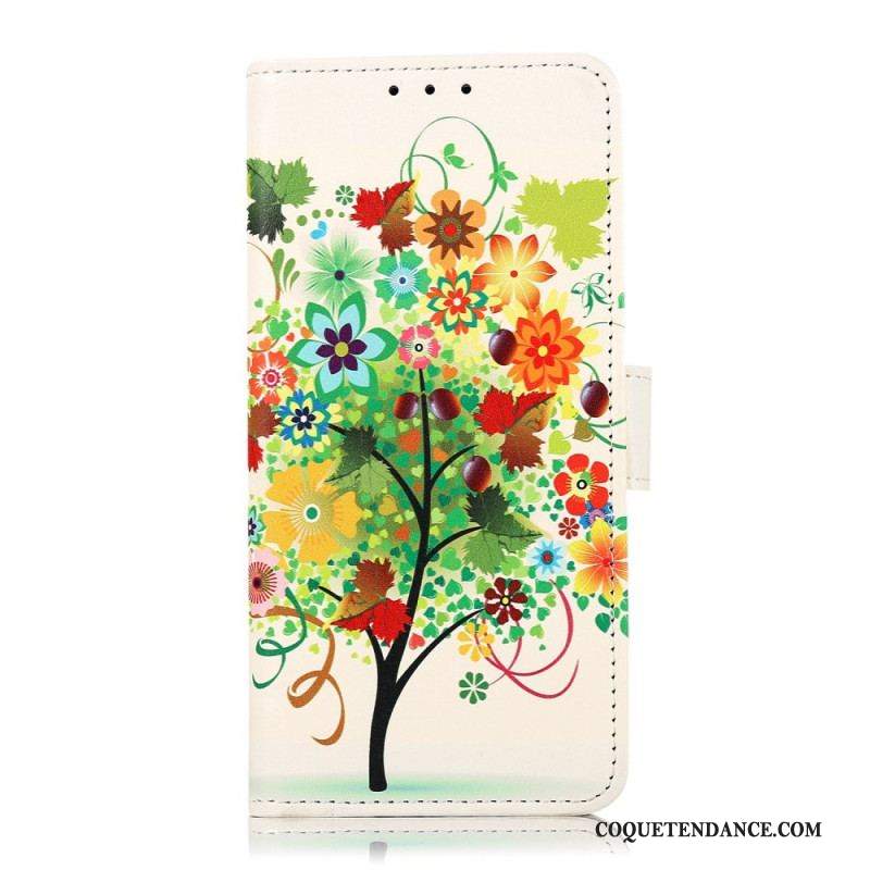 Housse Samsung Galaxy M23 5G Arbre Fleuri