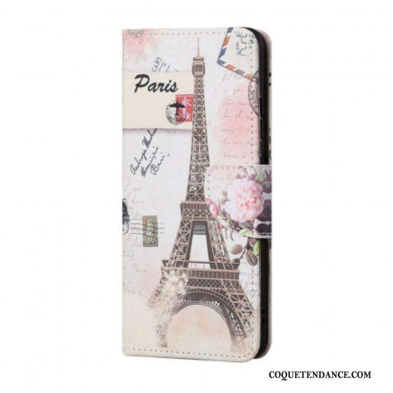 Housse Samsung Galaxy M53 5G Tour Eiffel Vintage