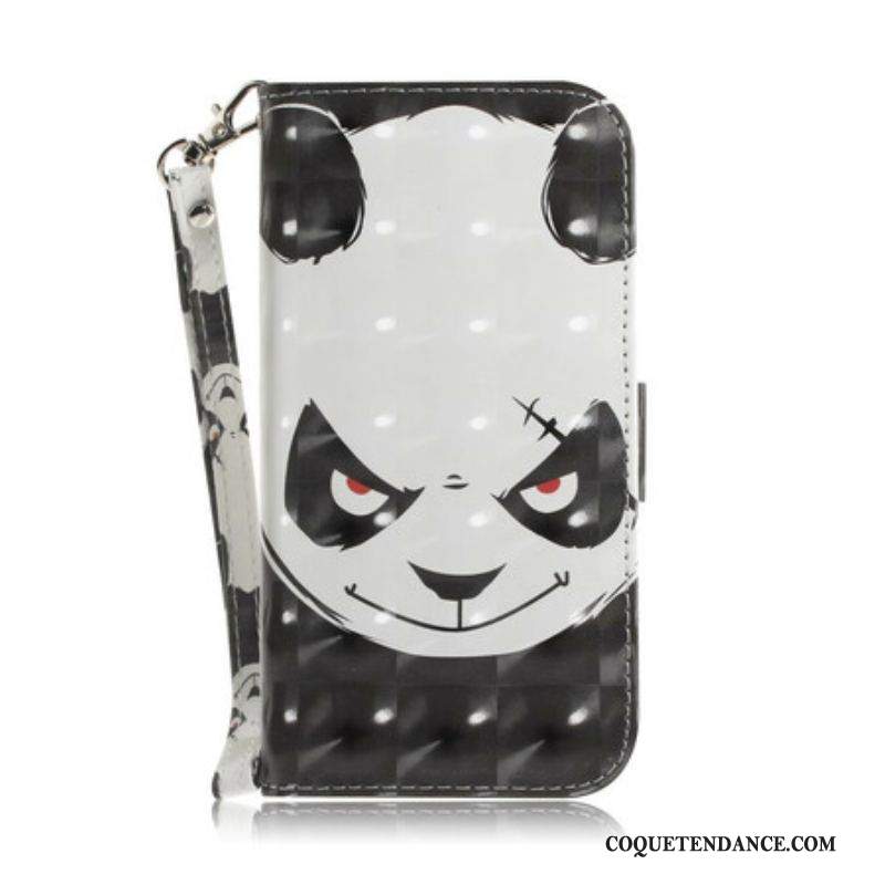 Housse Samsung Galaxy S20 FE Angry Panda à Lanière