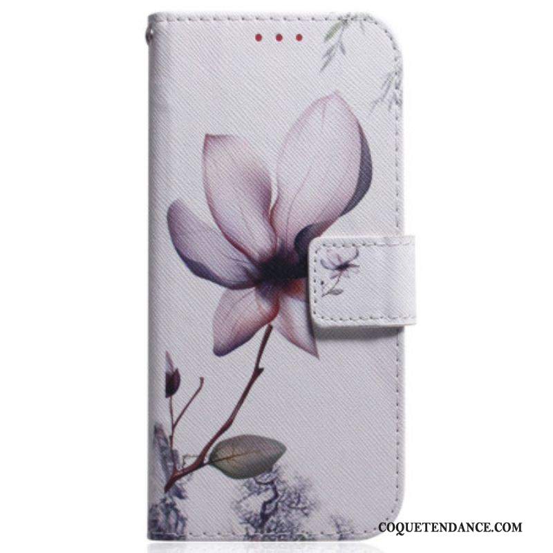 Housse Samsung Galaxy S23 Plus 5G Fleur Rose