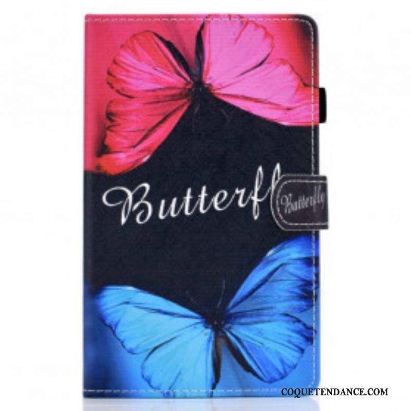 Housse Samsung Galaxy Tab A7 (2020) Butterfly