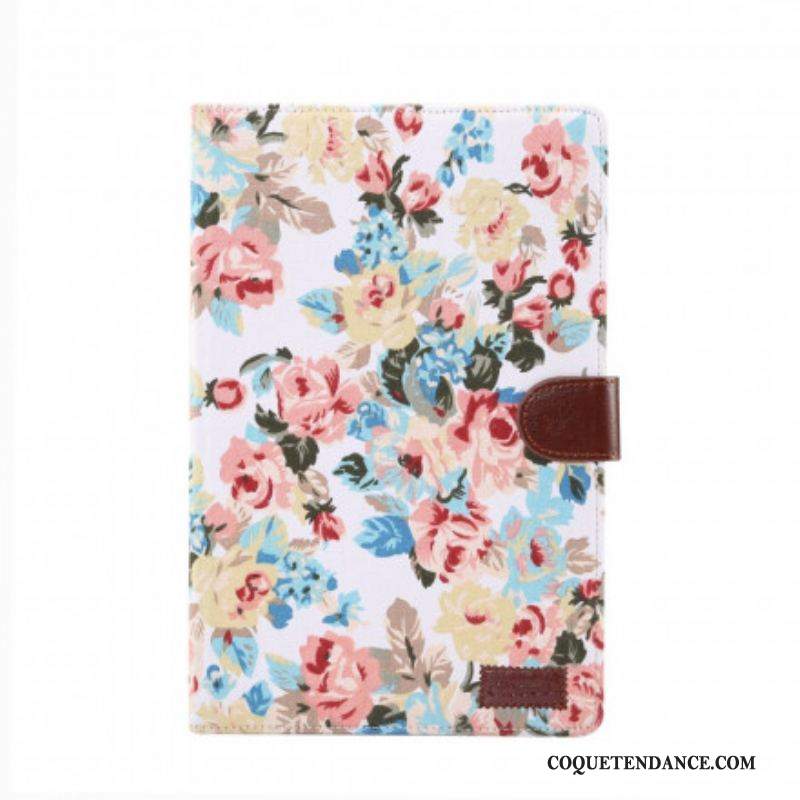 Housse Samsung Galaxy Tab A7 (2020) Fleurs Liberty