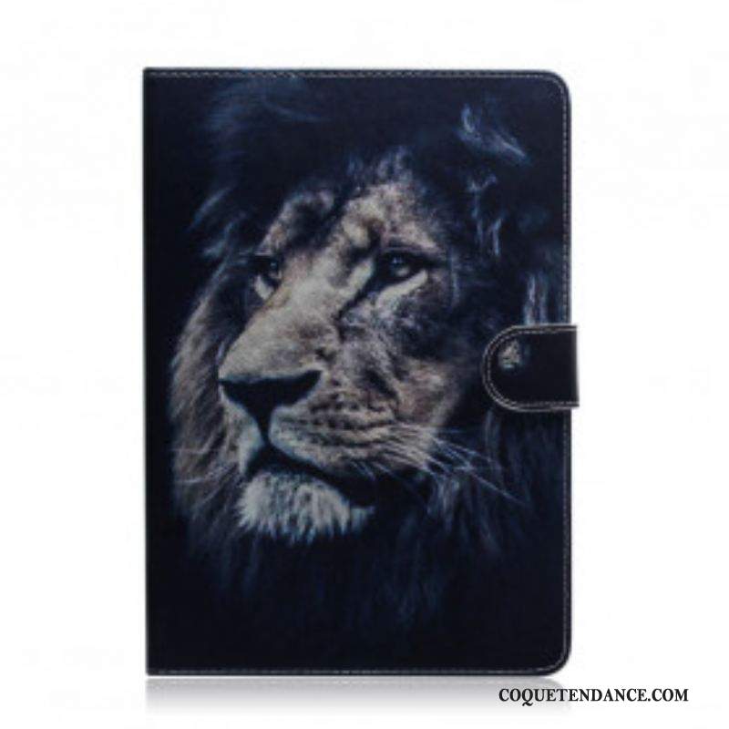 Housse Samsung Galaxy Tab A7 (2020) Tête de Lion