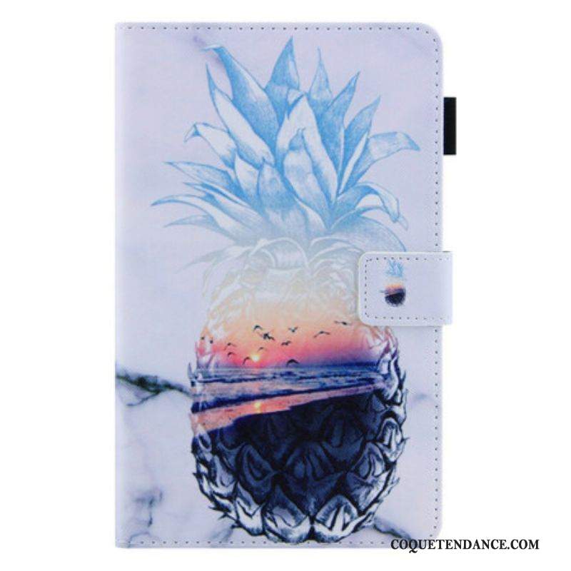 Housse Samsung Galaxy Tab A7 Lite Motif Ananas