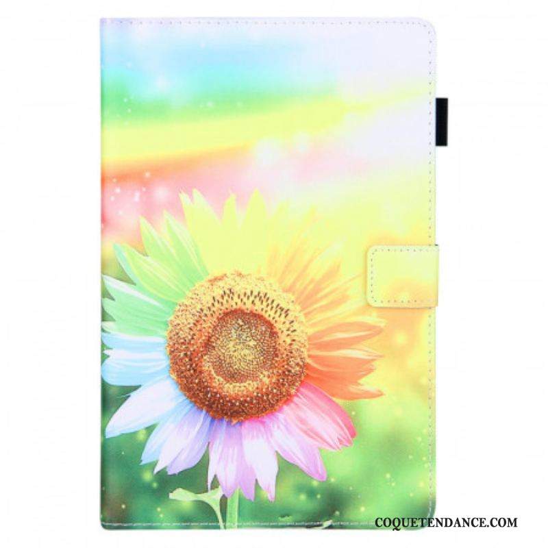 Housse Samsung Galaxy Tab A8 (2021) Fleurs au Soleil