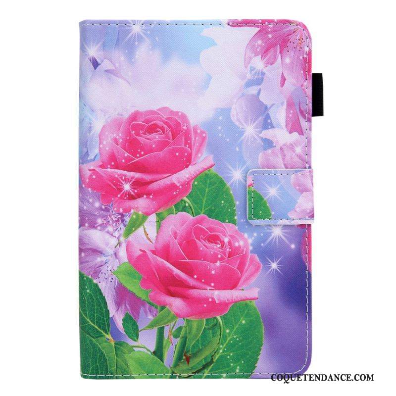 Housse Samsung Galaxy Tab A8 (2021) Fleurs de Rêve