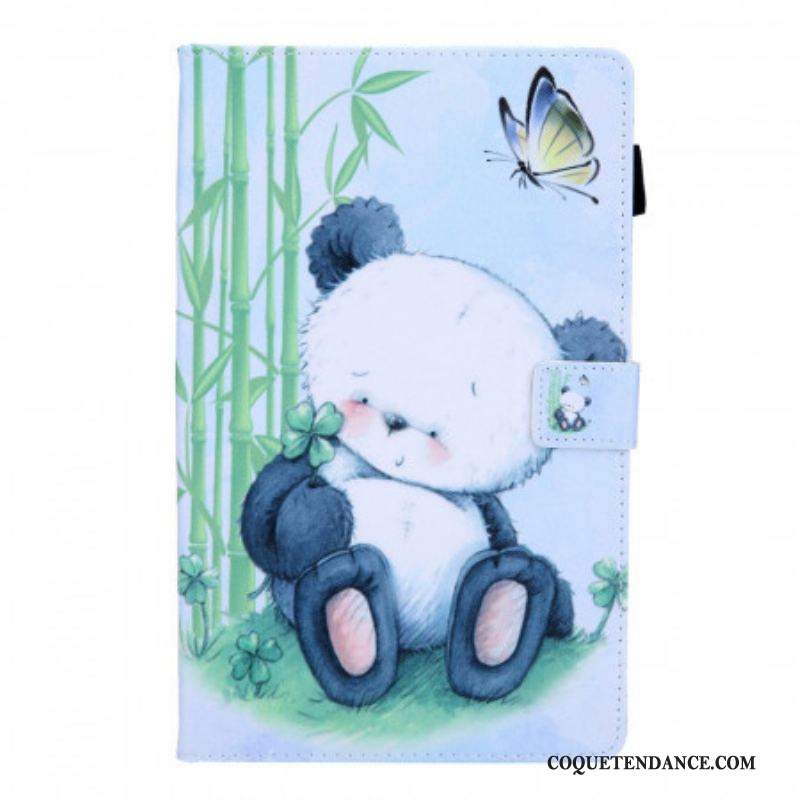 Housse Samsung Galaxy Tab A8 (2021) Panda en Nature