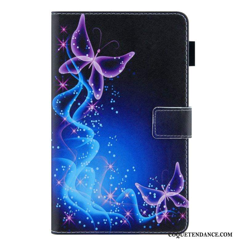 Housse Samsung Galaxy Tab A8 (2021) Papillons Colorés