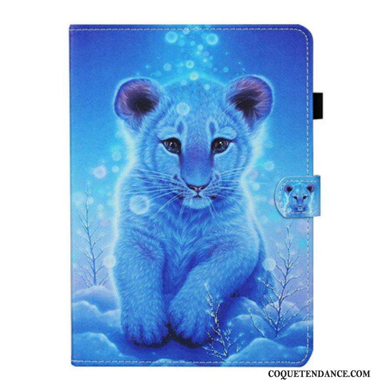 Housse Samsung Galaxy Tab S8 / Tab S7 Bébé Tigre