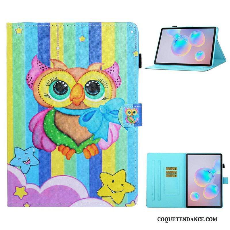 Housse Samsung Galaxy Tab S8 / Tab S7 Hibou Éclaté