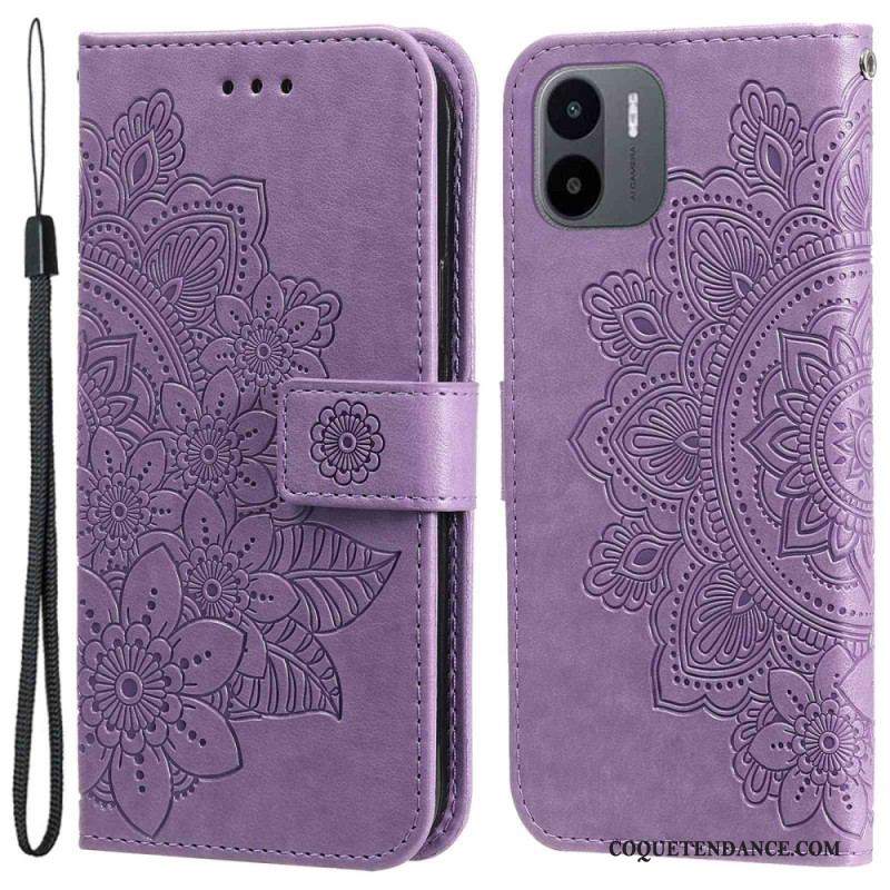 Housse Xiaomi Redmi A1 Mandala de Fleurs