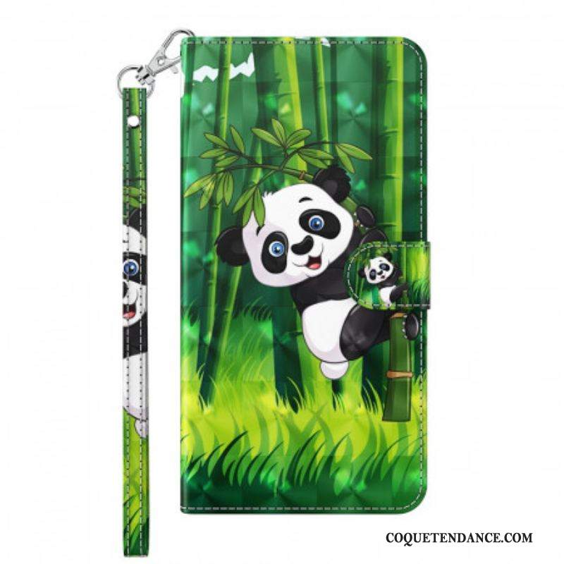 Housse Xiaomi Redmi Note 11 Pro / Note 11 Pro 5G Panda et Bambou