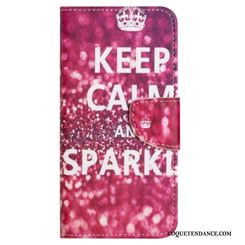 Housse Xiaomi Redmi Note 12 4G Keep Calm and Sparkle