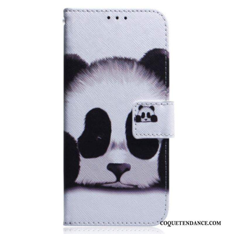 Housse Xiaomi Redmi Note 12/Poco X5 5G Panda à Lanière