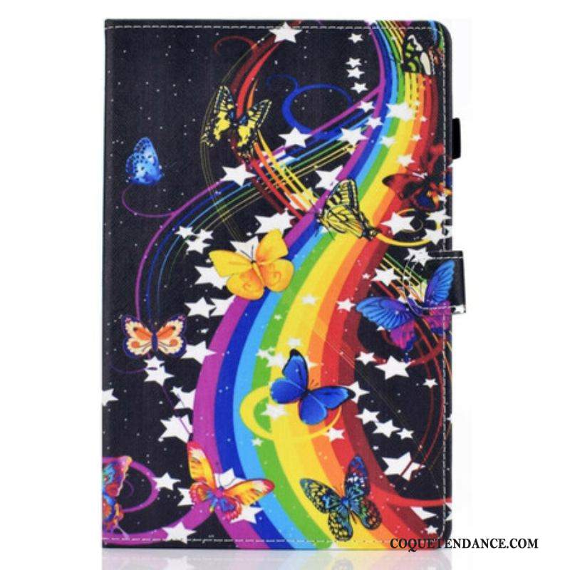 Housse iPad Air (2022) (2020) / Pro 11" Rainbow Butterflies